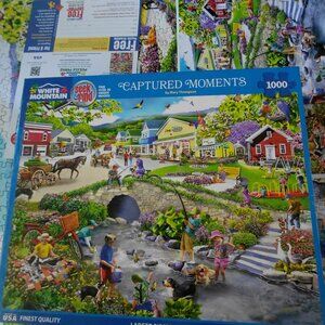 White Mountain 1000pc captured Moments Puzzle
